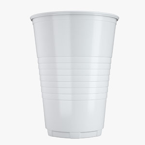 plastic cup 3D model