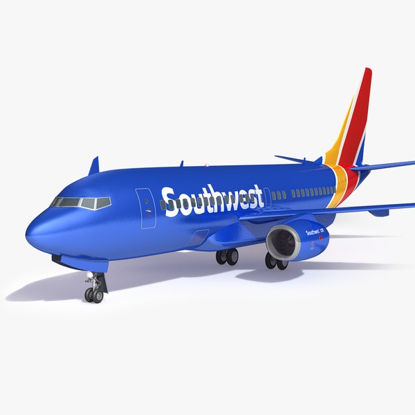southwest airplane 3D