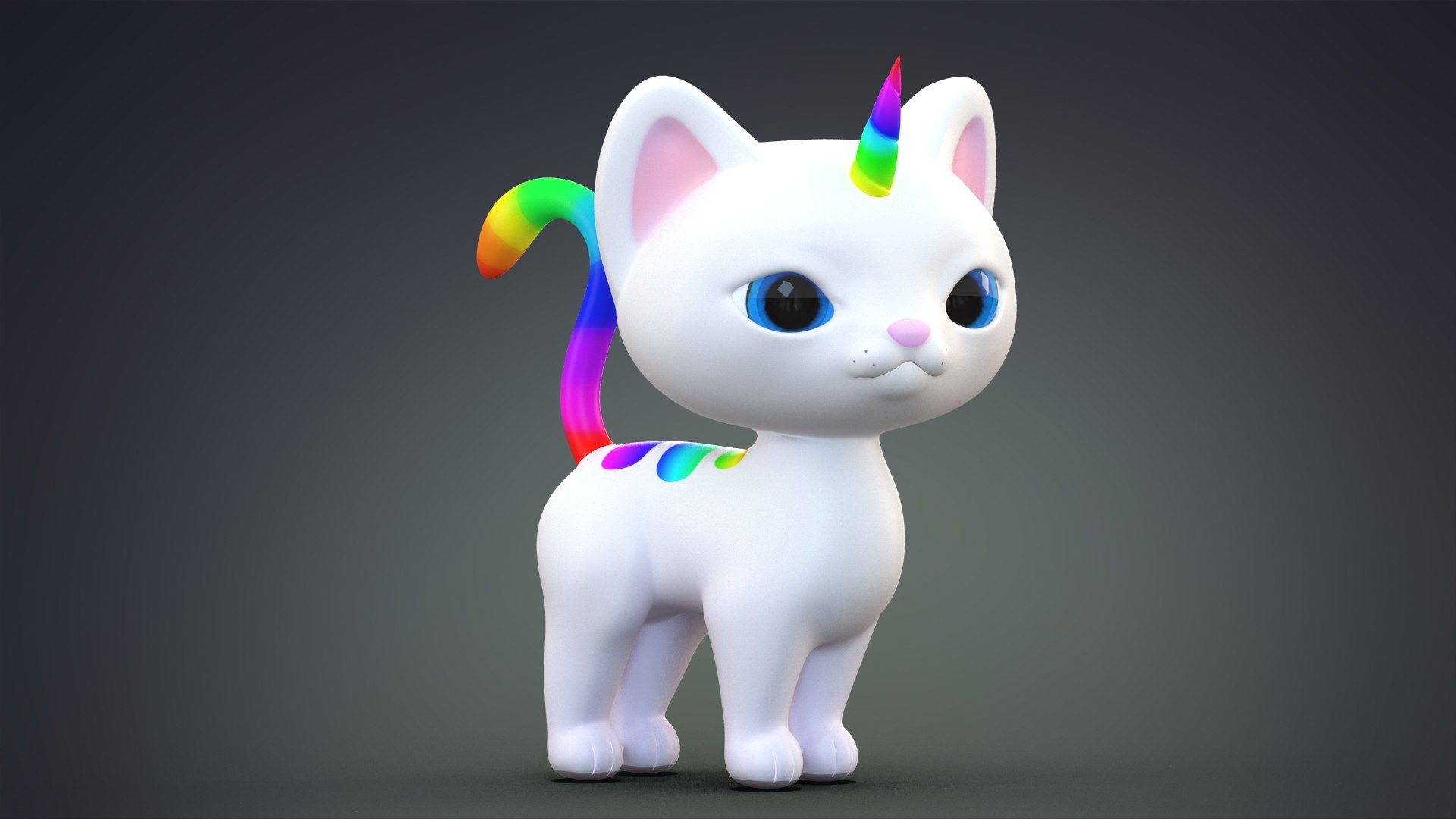 rainbowcorn kitty