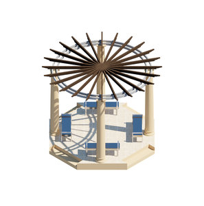3D gazebo structure