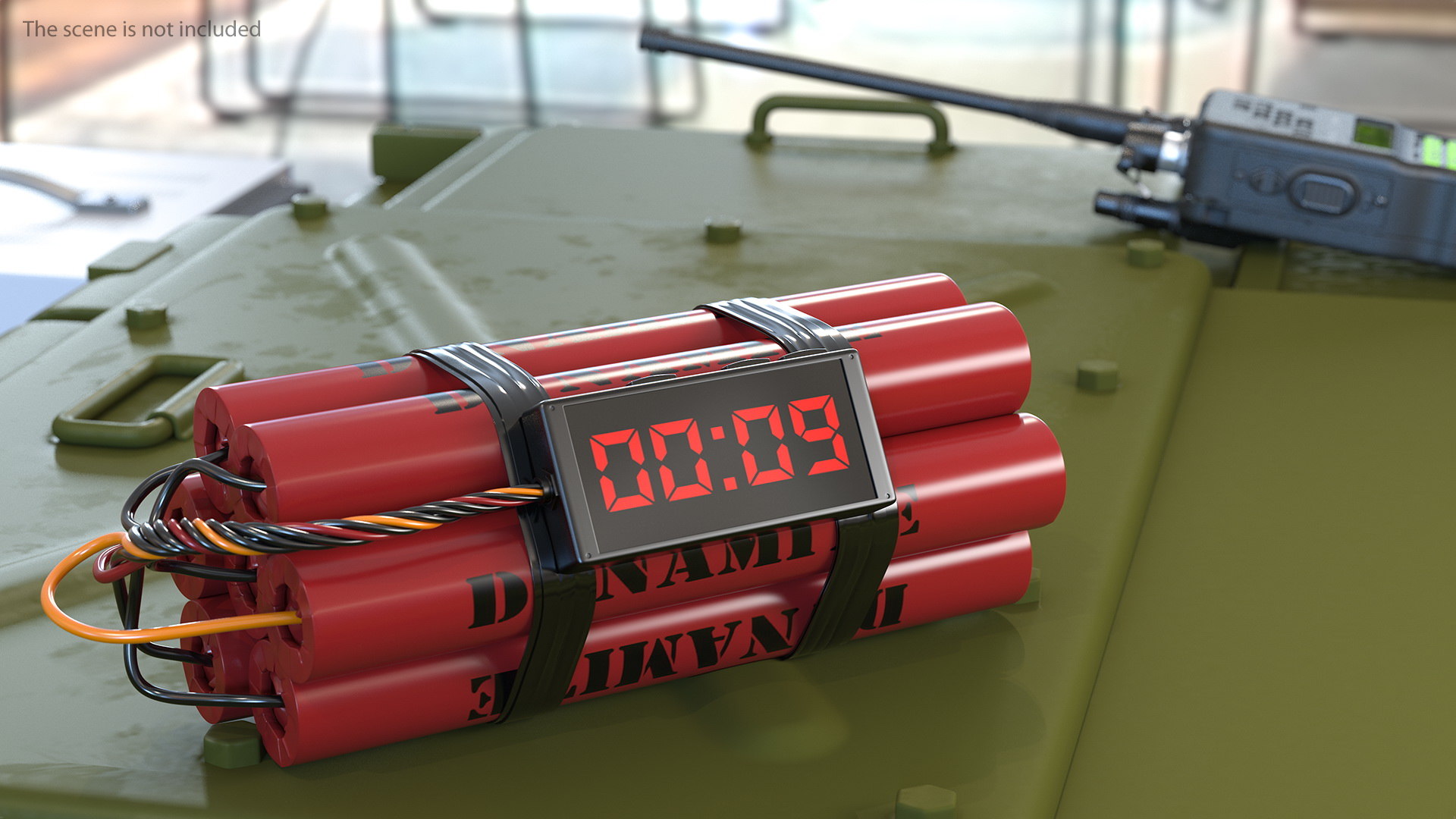 3D Dynamite Time Bomb Model - TurboSquid 1471745