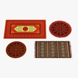 3D oriental carpets
