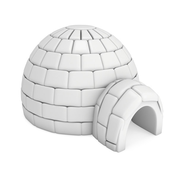 3d igloo icehouse snowhouse snowhut