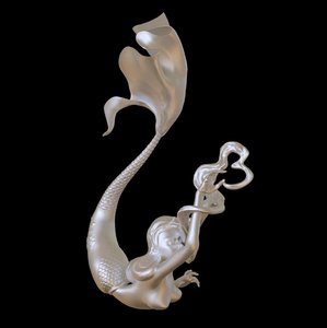 3D bend mermaid