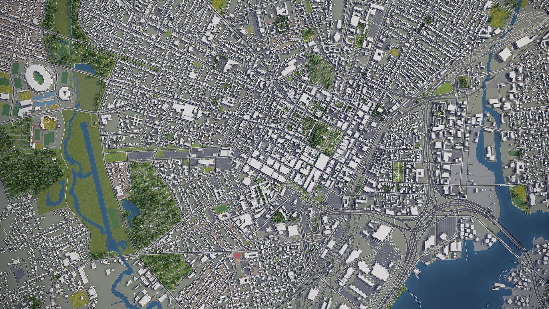 3D new haven surrounding - - TurboSquid 1473082