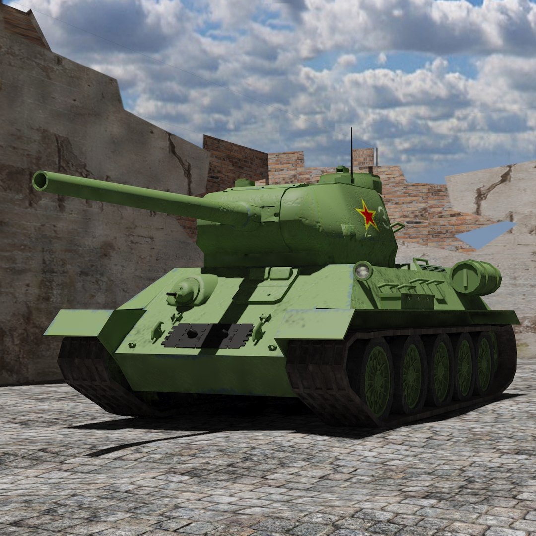 3D model t34 tank TurboSquid 1470582