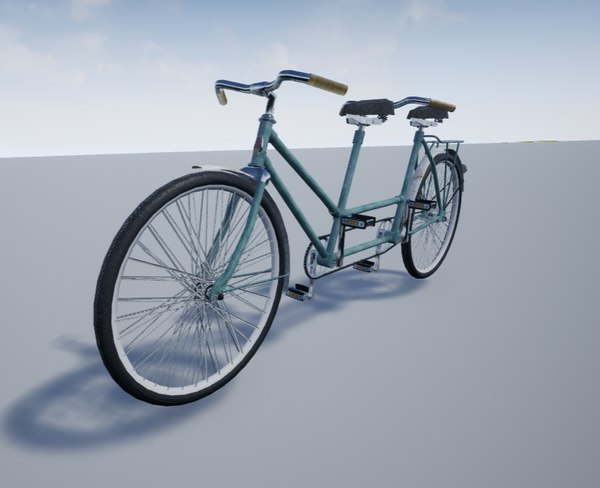 old tandem bike