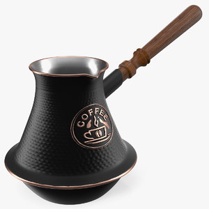 black turkish coffee pot model