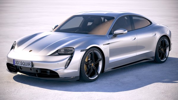 porsche taycan 2020 3D model