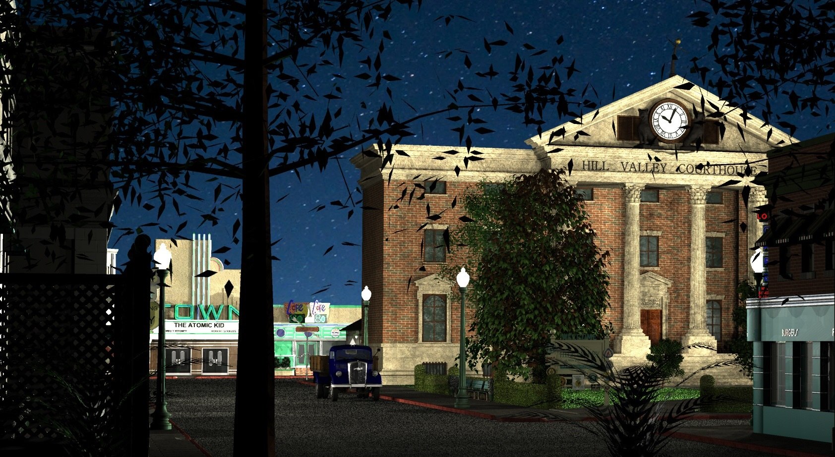 3D hill valley 1955 future - TurboSquid 1472323