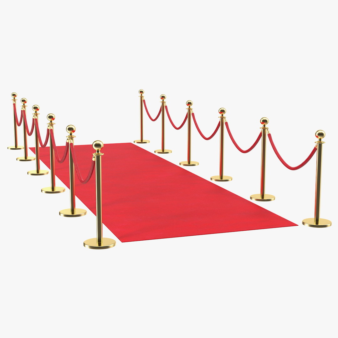 3D red carpet TurboSquid 1472422