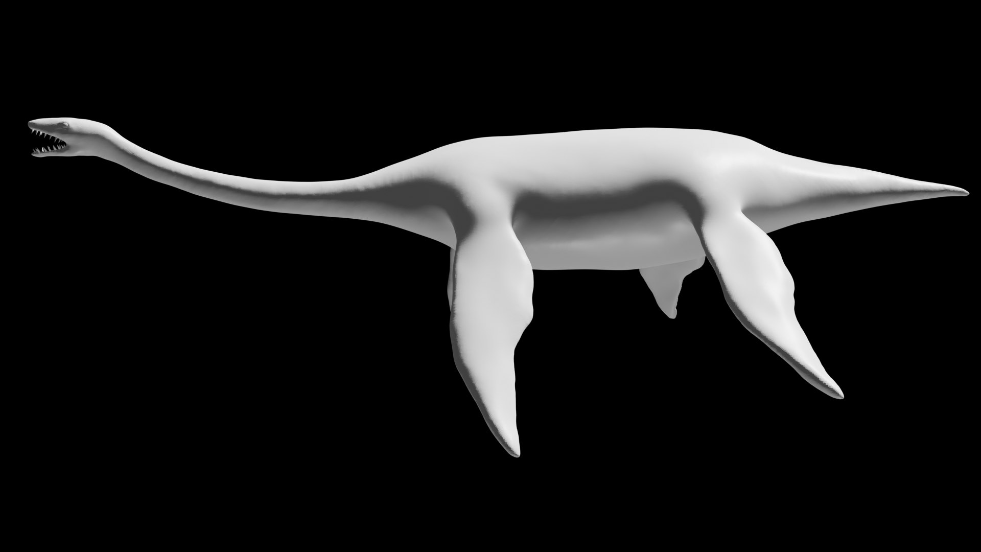 3D plesiosaurus sea reptiles TurboSquid 1472407