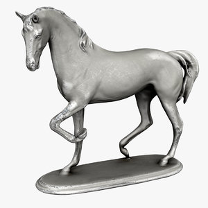 old horse statue model