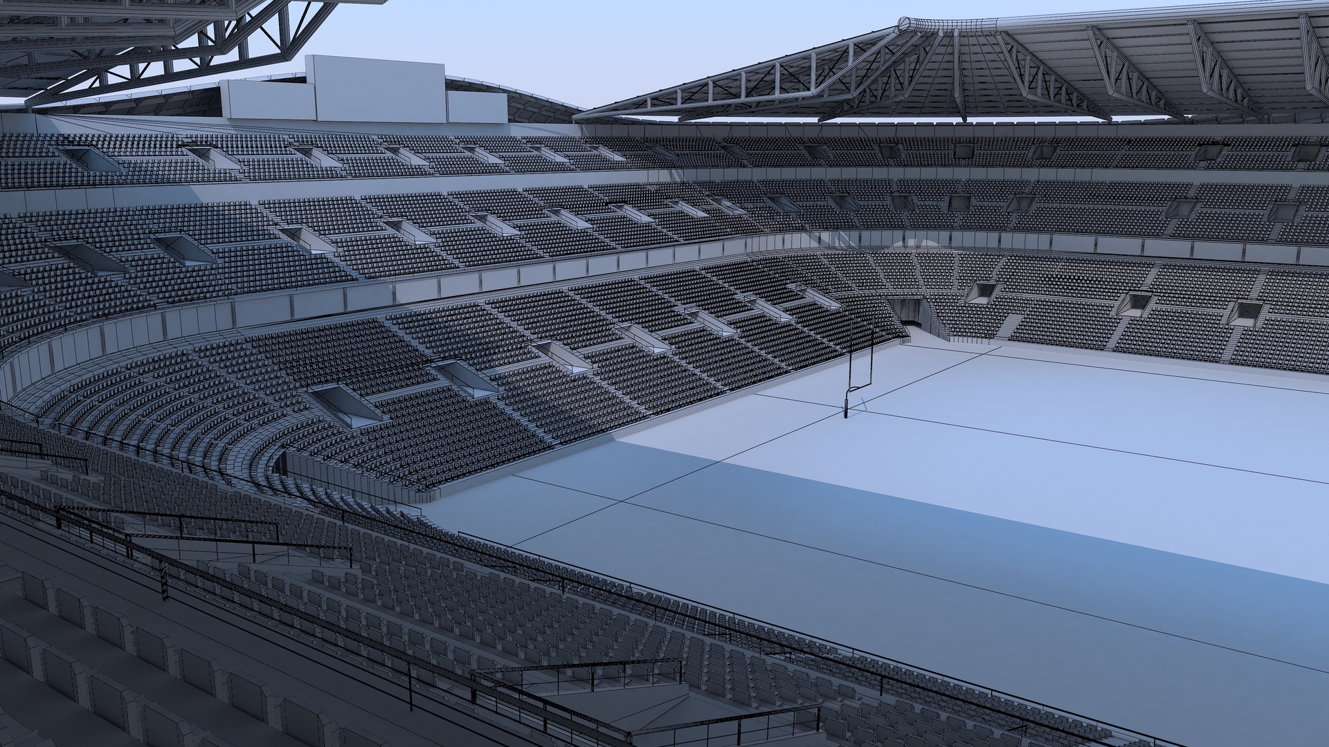 3D Football Stadium American Model TurboSquid 1472586