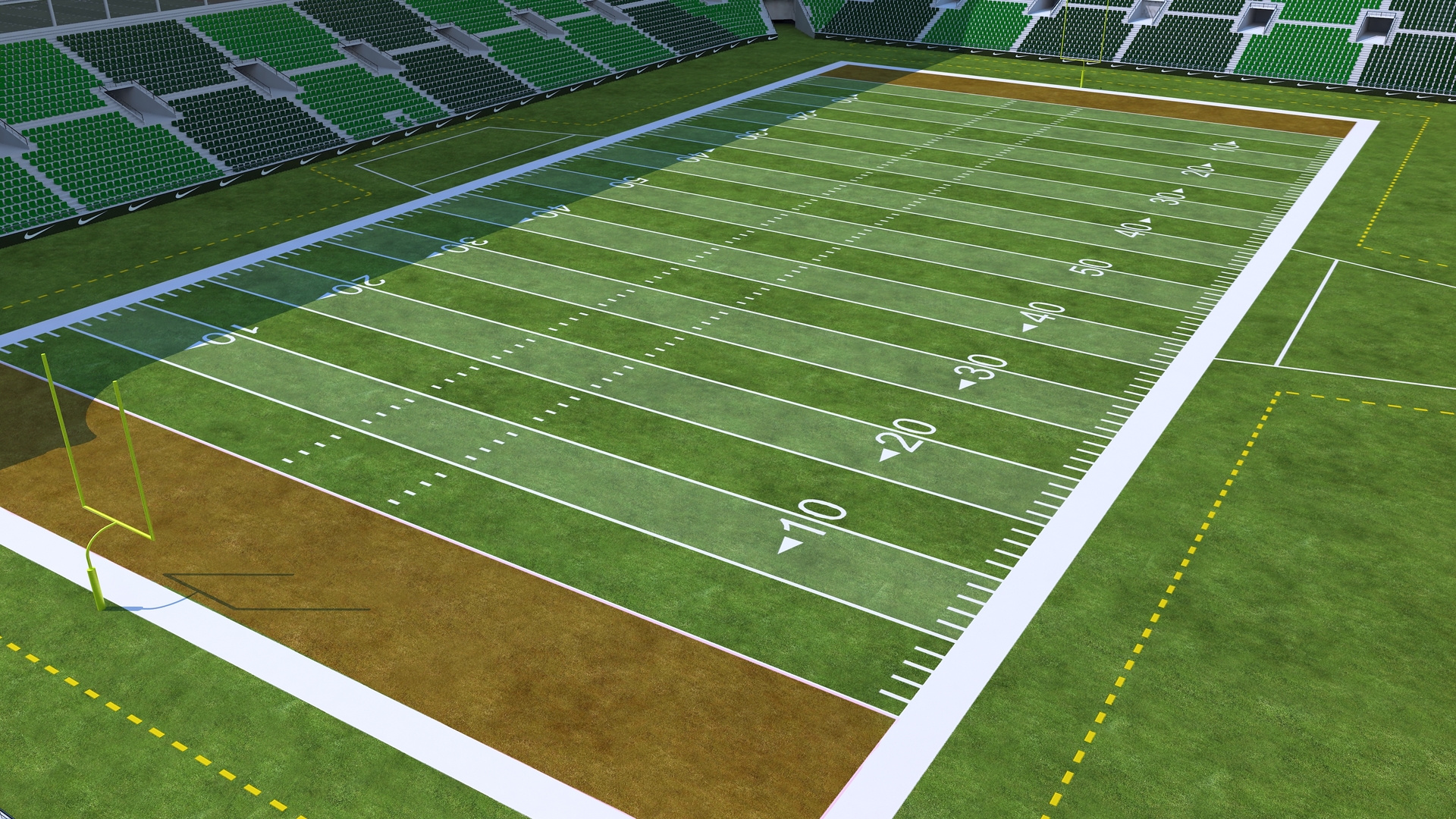3D Football Stadium American Model TurboSquid 1472586