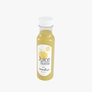 juice bottle 3D model