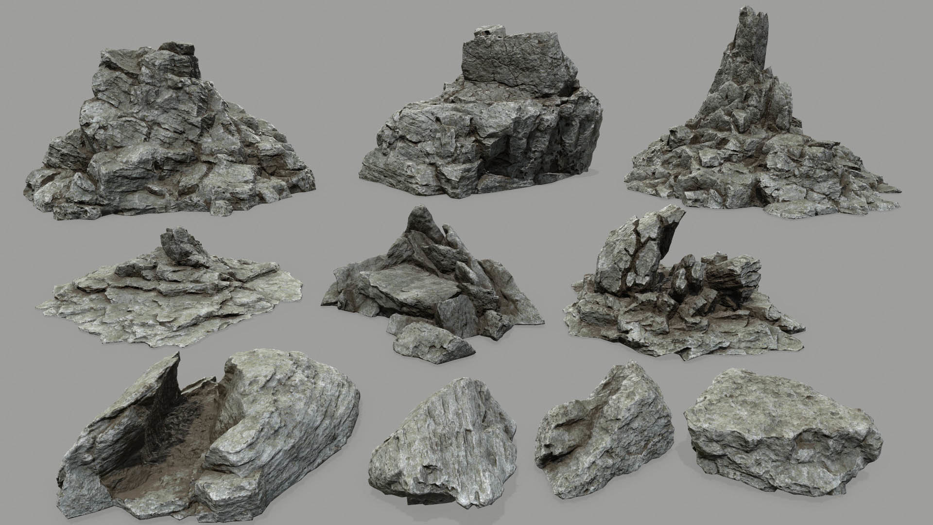 3D rock model - TurboSquid 1472647