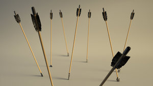 arrow setup materials 3D model