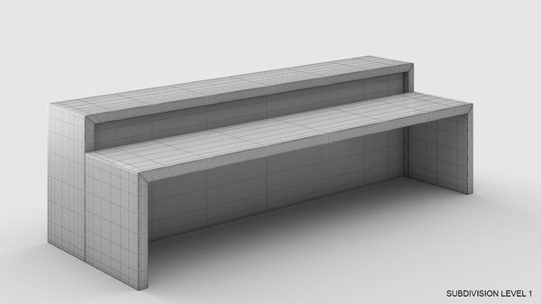 Arbeitstisch 3D Modell TurboSquid 1472945