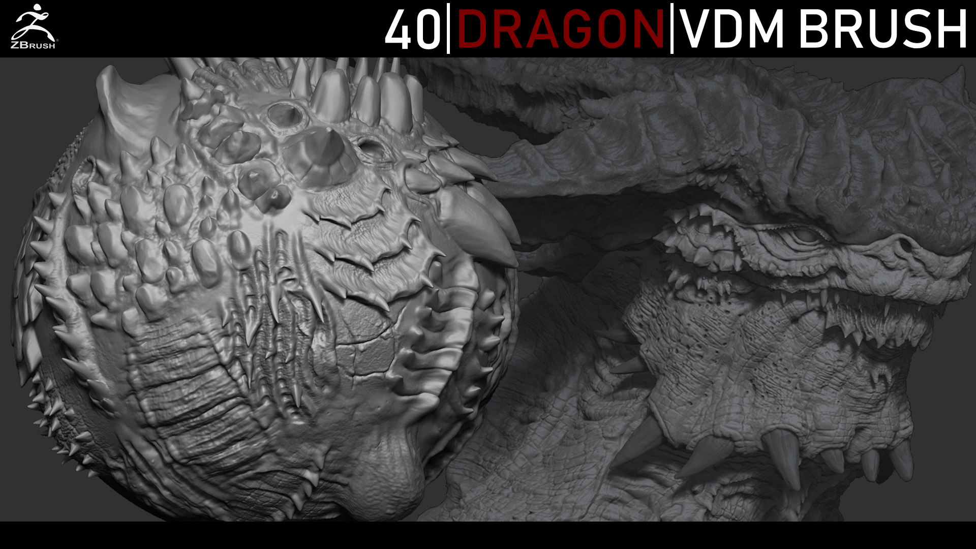 Dragon brushes scales zbrush 3D TurboSquid 1427075