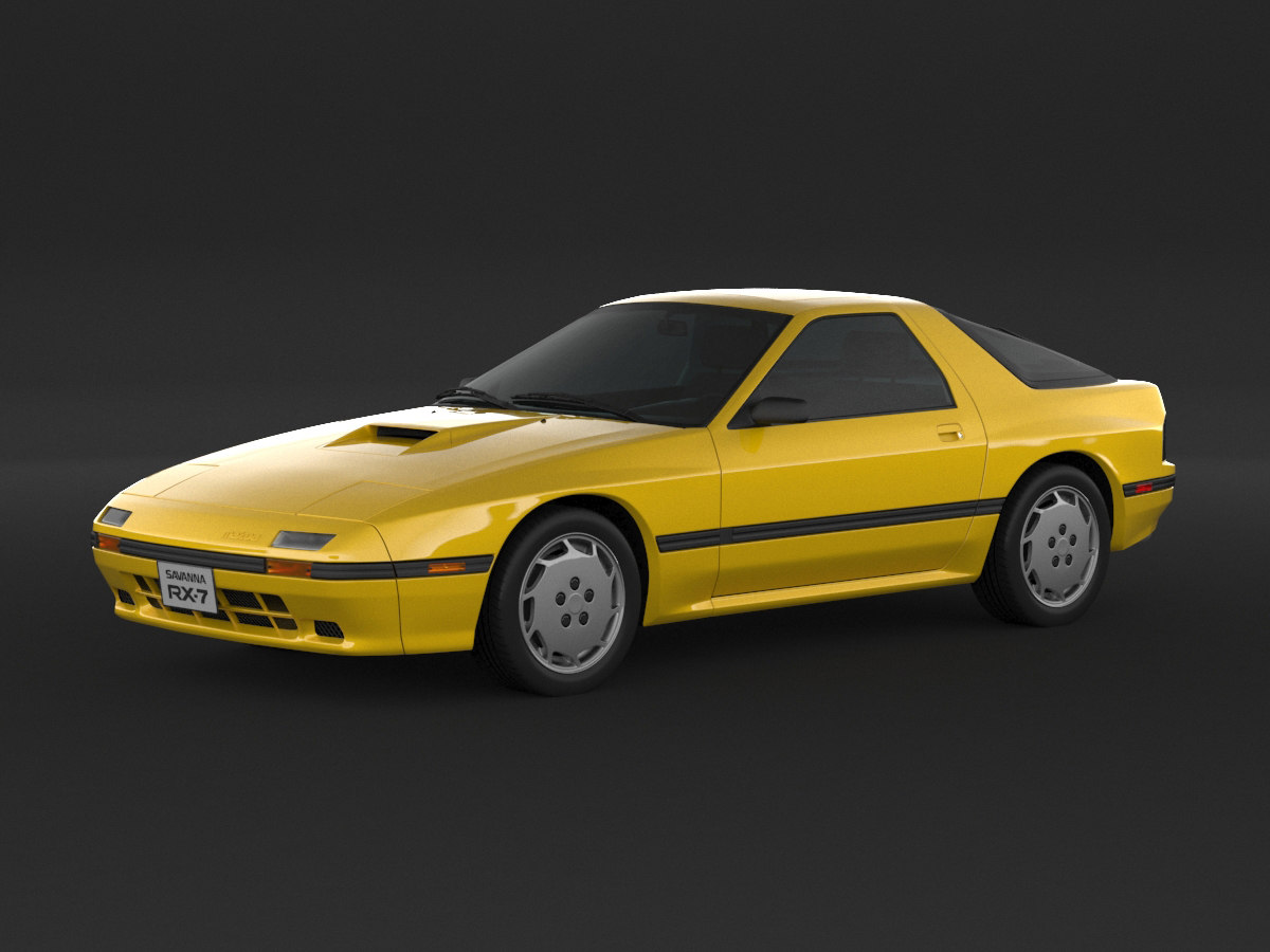 Mazda rx-7 fc 3D model - TurboSquid 1471502