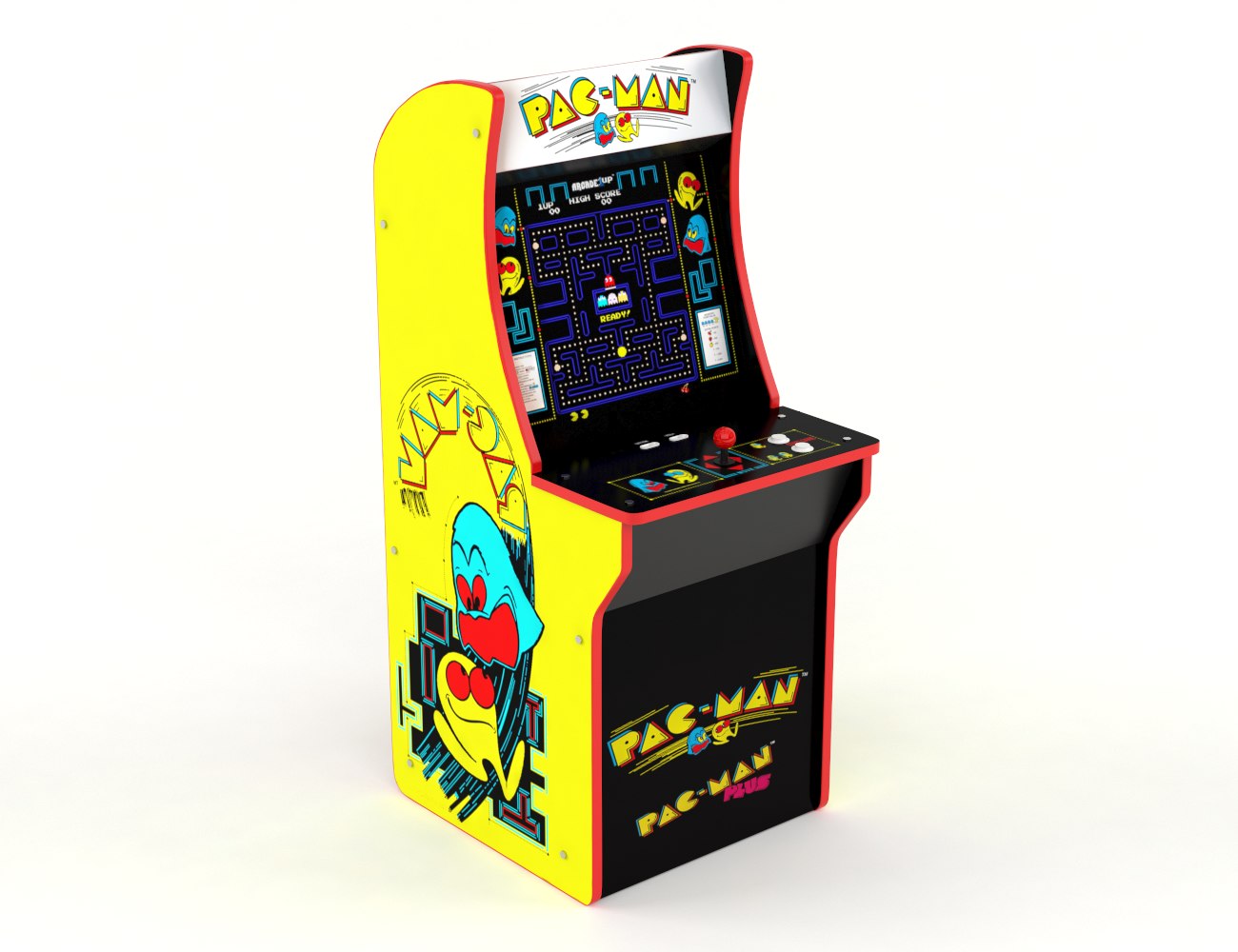 Pac man arcade. Pacman Arcade Machine. Игровой автомат 3d.