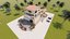 3D model revit villa house
