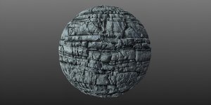 Blocky Cliff Rock 003 PBR Material Texture