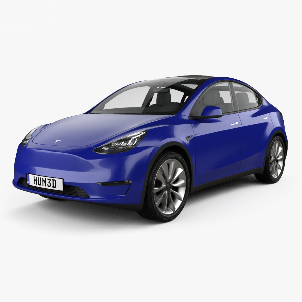 y 2021 tesla 3D model