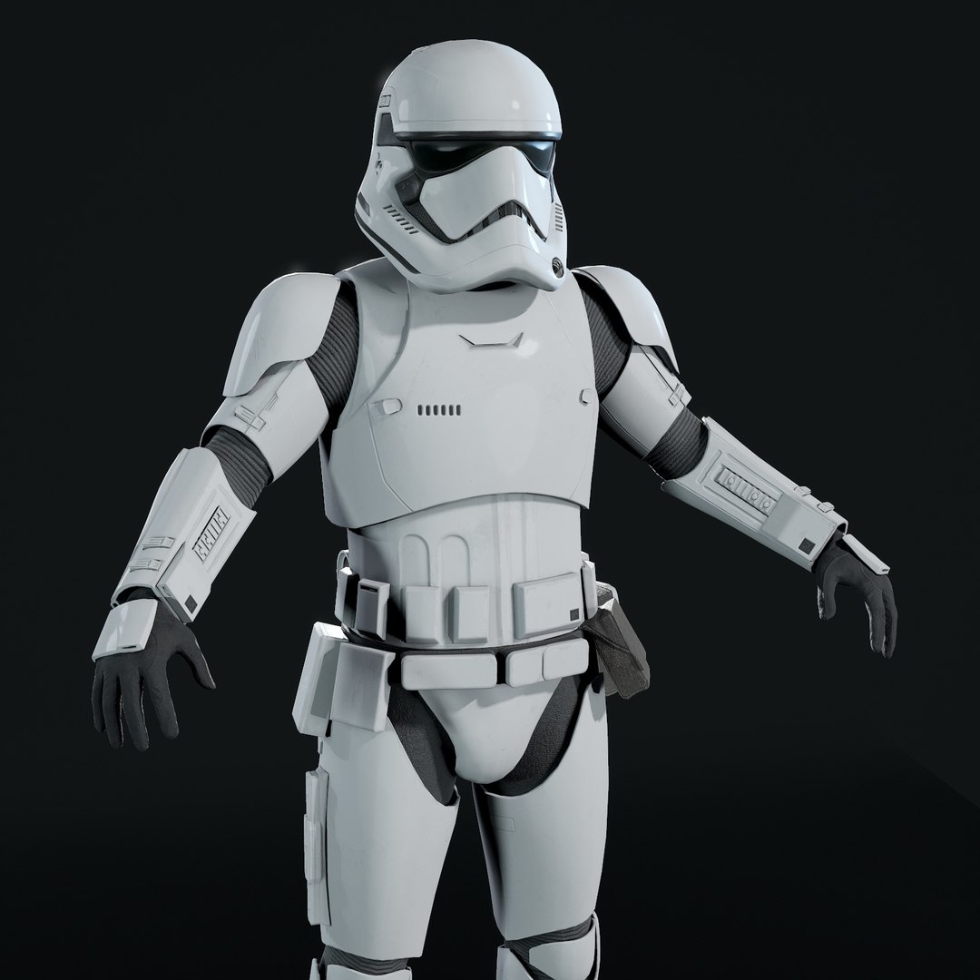 stormtrooper blaster 3d model