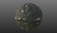 Mud with Stones Ground 002 PBR Material Texture