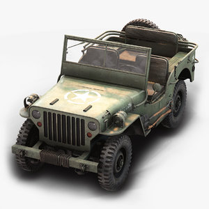 jeep willys 3D
