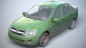 3D model generic sedan