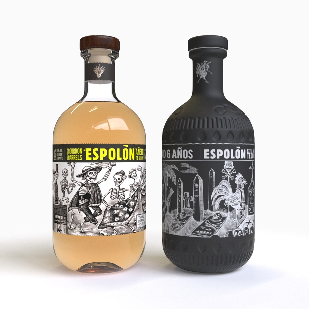 Espolon tequila 3D model TurboSquid 1473488
