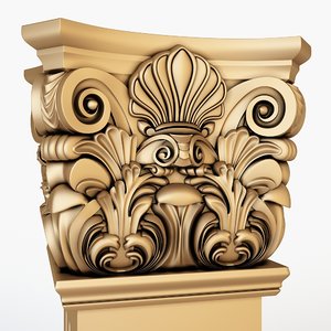 classical column 3D