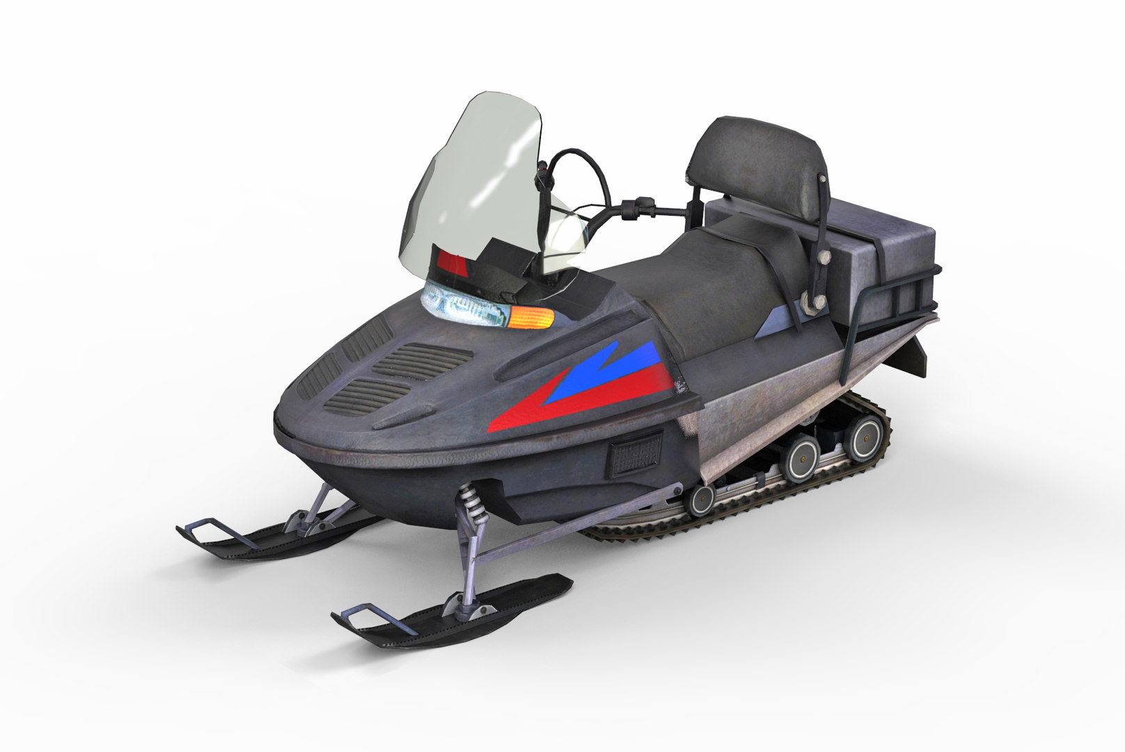 3D model snowmobile snow mobile TurboSquid 1473533