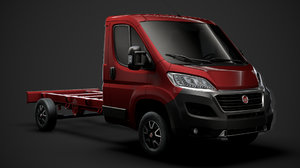 3D fiat ducato chassis truck