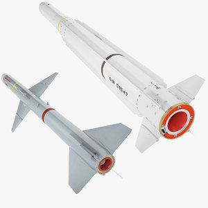 3D rim-162 sea sparrow missile
