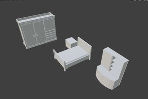 3D basic furniture