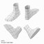 3D foot base mesh kit
