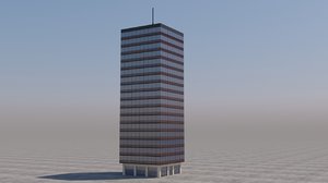 building skyscraper architecture exterior model