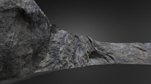 rock scanned 3D model
