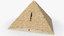 pyramids giza great 3D