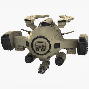 sci fi drone futuristic 3D model