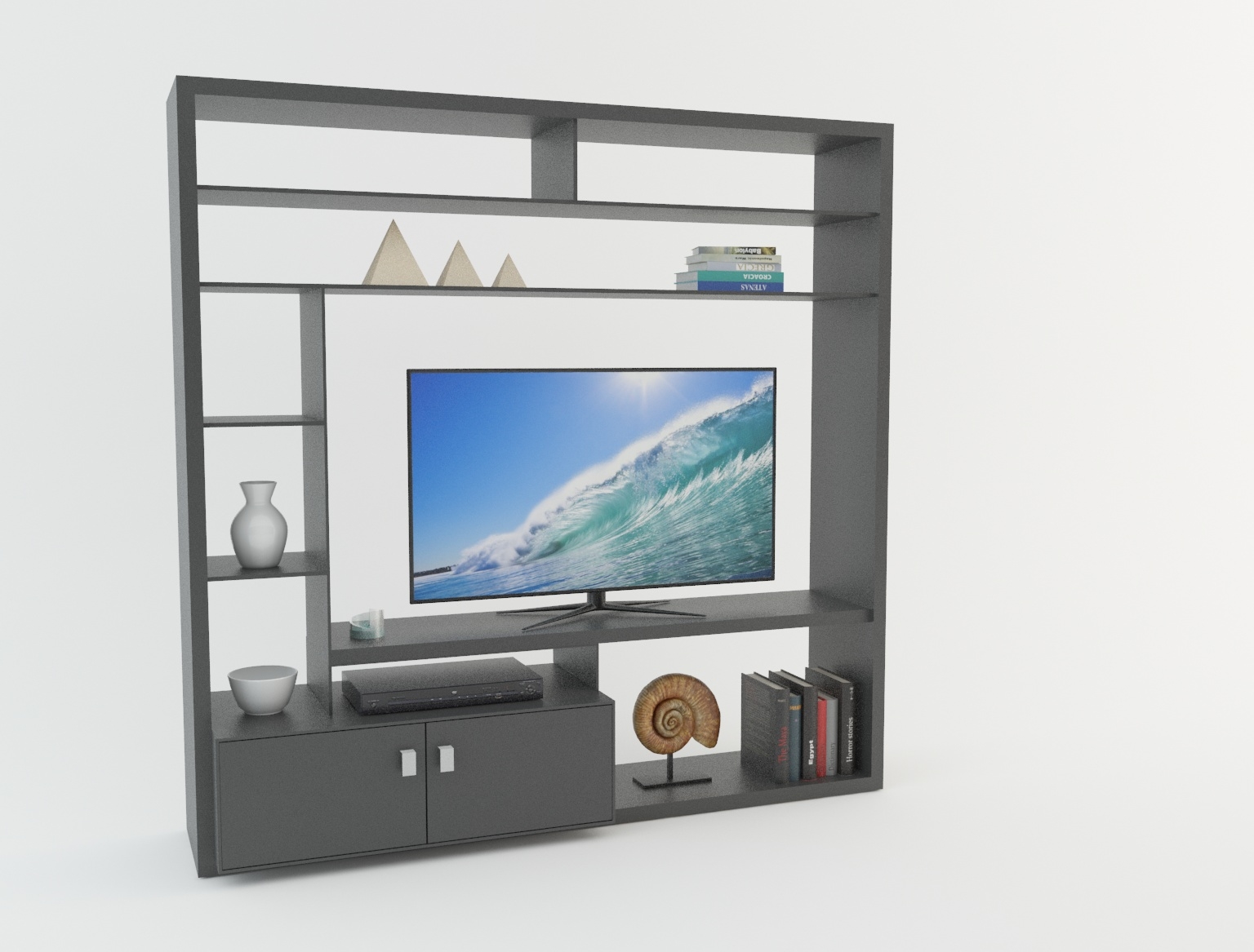 3d Modern Tv Unit Furniture Turbosquid 1474630