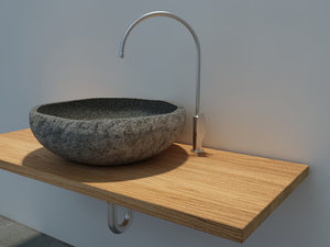stone washbasin model