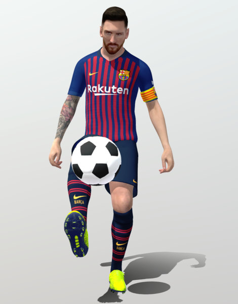 3D rigged lionel messi model - TurboSquid 1474858