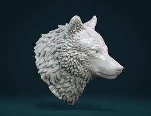 wolf head iii 3D