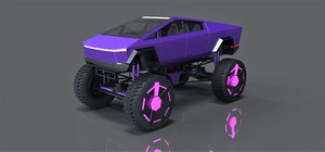 monster truck concept 3D model