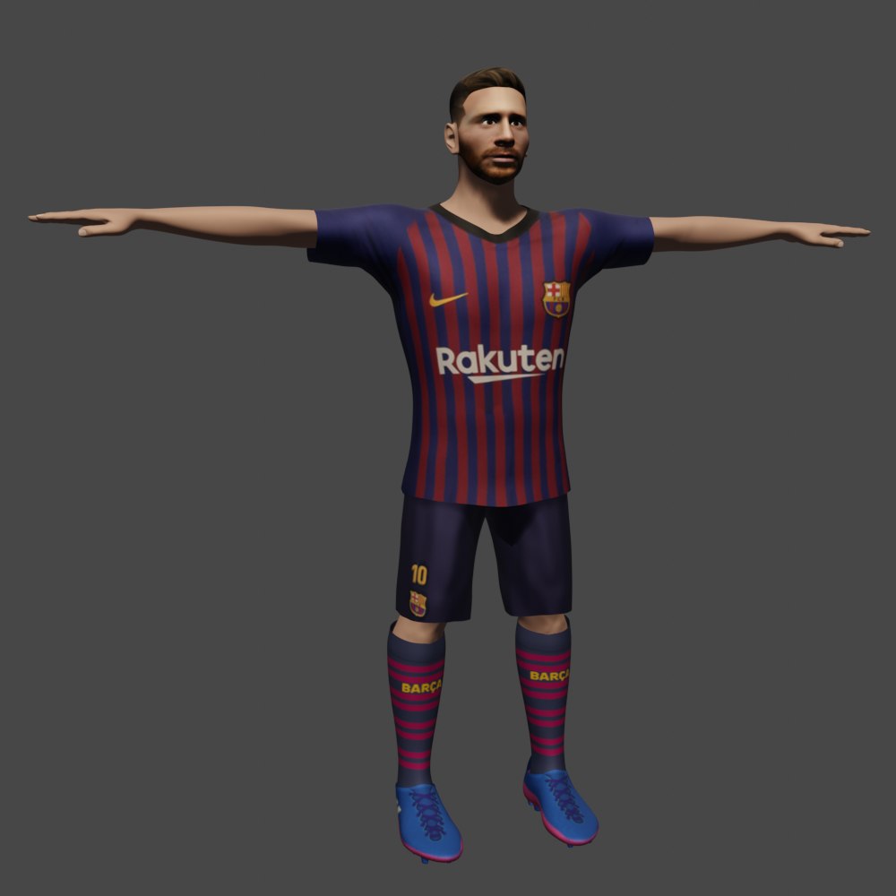 Lionel messi 3D - TurboSquid 1475305